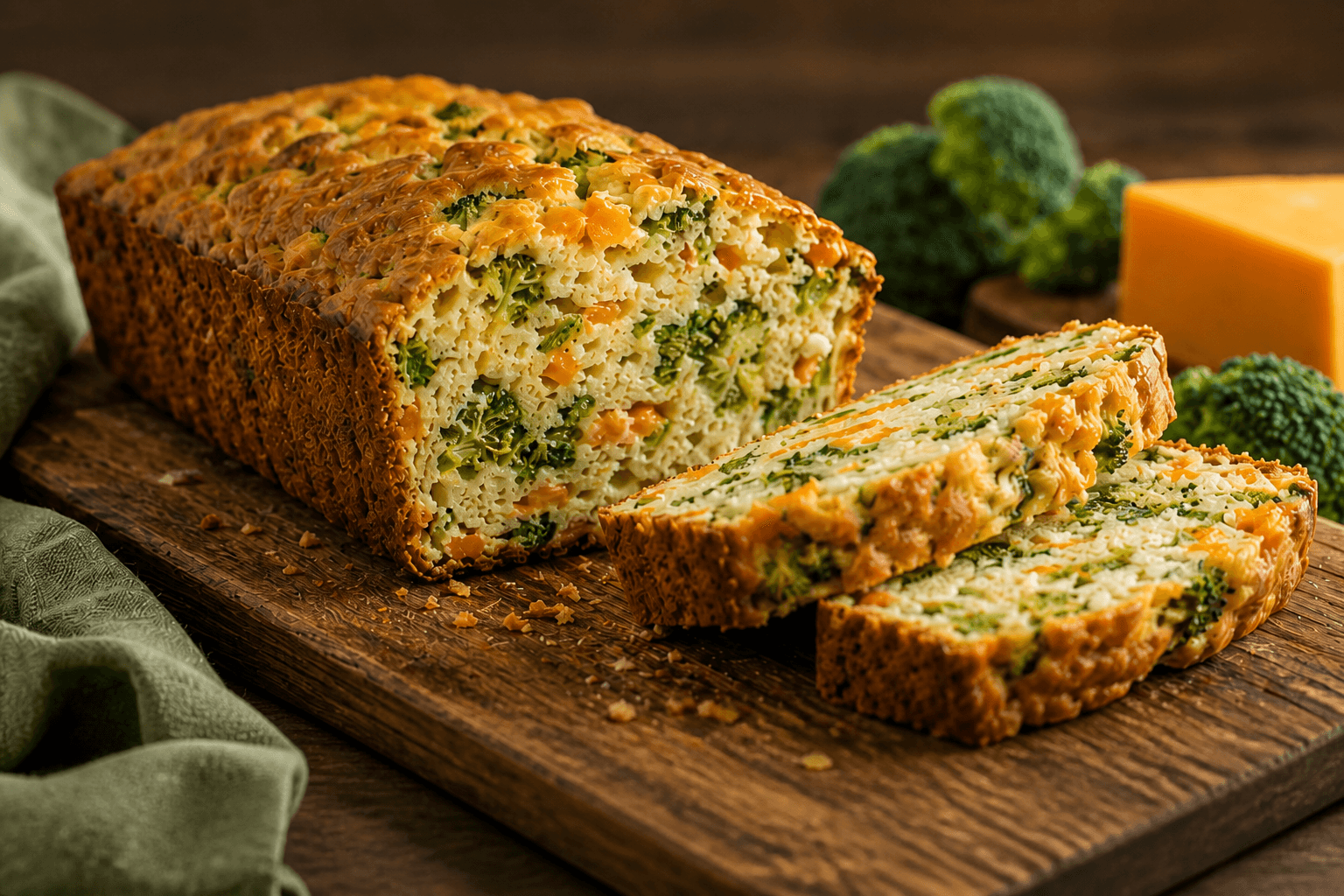 Cake brocoli & cheddar